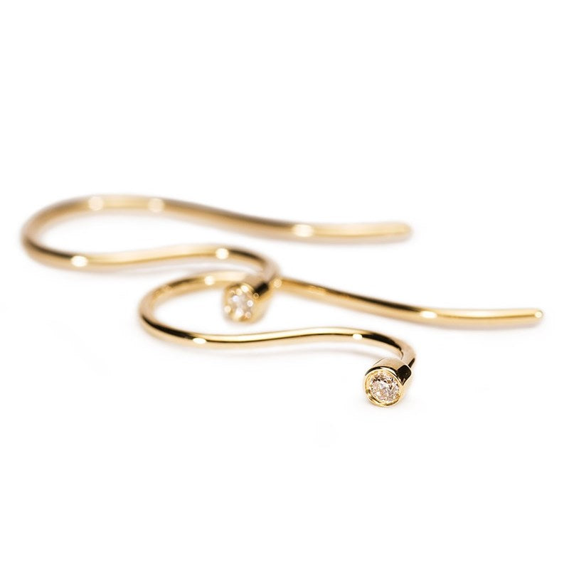 Earring Hooks Gold/Brilliant