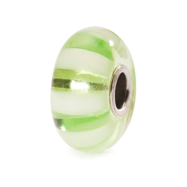 Light Green Stripe Bead