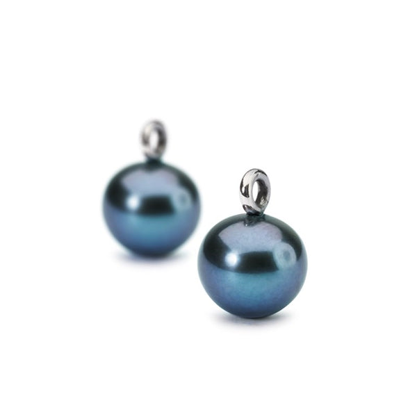 Peacock Pearl Round Earring Drops